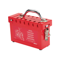 Panduit Group Lockout Box, Steel, Red PSL-GLBN